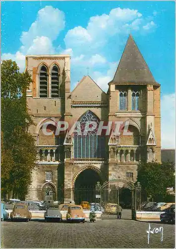 Moderne Karte Le Mans Sarthe Notre Dame de la Couture