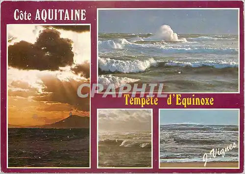 Cartes postales moderne Cote Aquitaine Tempete d'Equinoxe