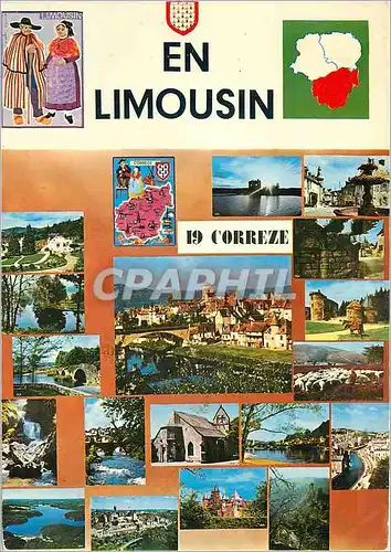 Cartes postales moderne En Limousin Correze