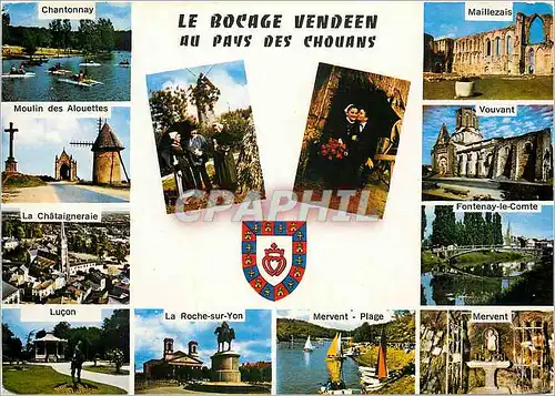 Moderne Karte Le Bocage Vendeen au pays des Chouans