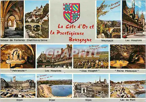 Cartes postales moderne La Cote d'Or et La Prestigieuse Bourgogne