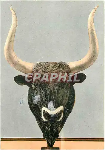 Cartes postales moderne Herakleion Musee Rhyton de Steatite en forme de l'ete de Toureau Petit Palais de Cnossos