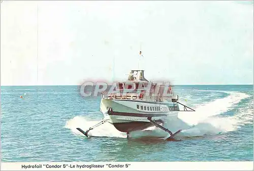 Cartes postales moderne Hydrofoil Condor 5 Bateau