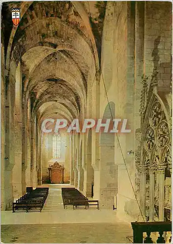 Cartes postales moderne Costa Dorada Tarragona Monasterio de Santes Creus Maitre Nef de l'Eglise