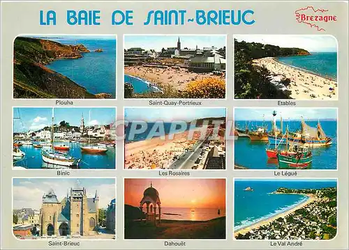Cartes postales moderne La Baie de Saint Breiuc