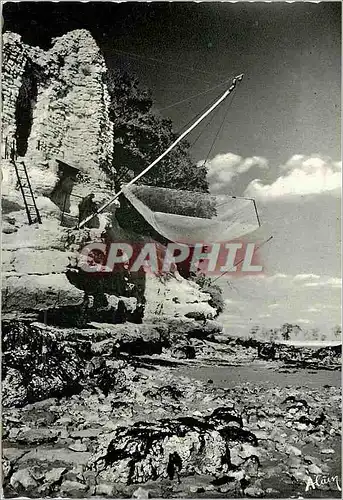 Moderne Karte Talmont Ch Mar La Tour Blanche vue de la mer