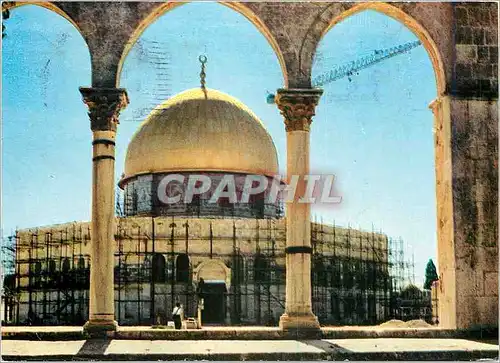 Moderne Karte Jerusalem Dome du Rocher