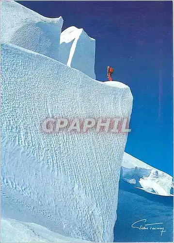 Cartes postales moderne Pierre Tairraz Horizon Le glacier en marche ou l'univers des formes