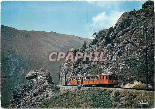 Moderne Karte La Rhune La Breche Train