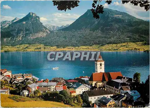 Cartes postales moderne Malerisches Salzkammergut St Wolfgang Perle am Wolfgangsee Im Hintergrund
