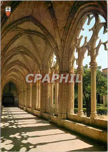 Moderne Karte Costa Dorada Tarragona Monasterio de Santes Creus Cloitre