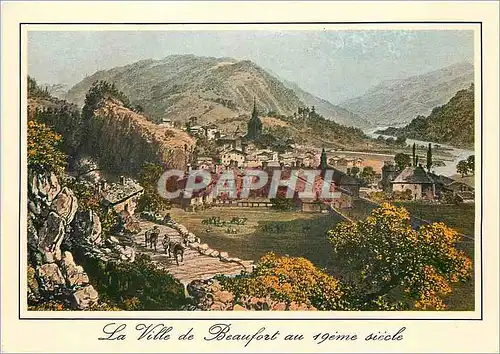 Cartes postales moderne La Ville de Beaufort au