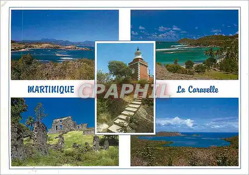Moderne Karte Martinique La Caravelle