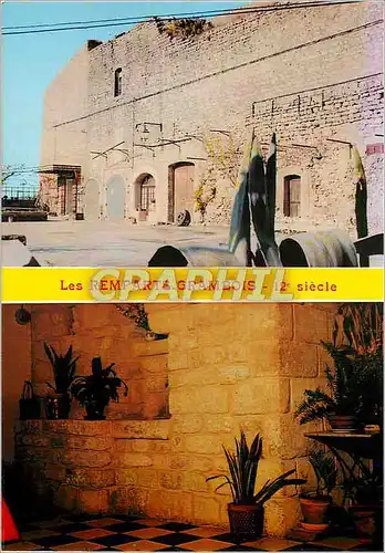 Cartes postales moderne Grambois Vaucluse Les remparts