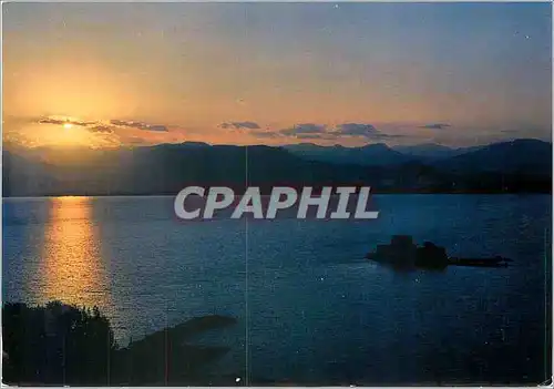 Cartes postales moderne Nauplie Le Coucher du Golfe