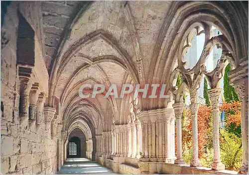 Cartes postales moderne Real Monasterio de Poblet Vue partielle du cloitre gothique