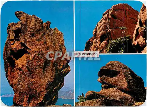 Cartes postales moderne Panorama de la Corse Les Calanche de Piana Galerie de portraits