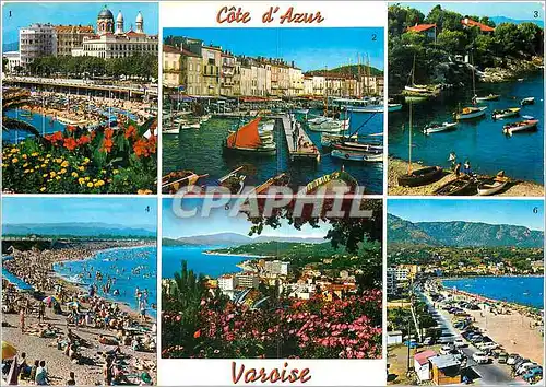 Cartes postales moderne La Cote d'Azur Varoise St Raphael St Tropez Les Issambres