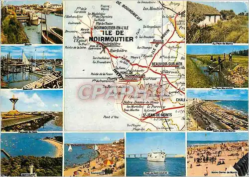 Cartes postales moderne Ile de Noirmoutier La Vendee Cotiere