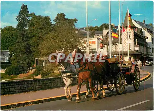 Cartes postales moderne Station Thermale de Bagnoles de l'Orne Promenade en caleche