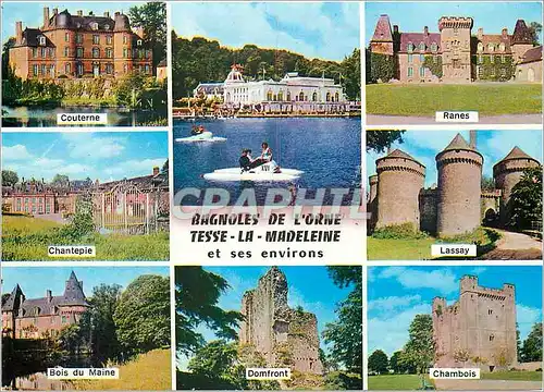 Cartes postales moderne Bagnoles de l'Orne Tesse la Madeleine et ses environs