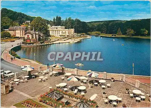 Moderne Karte Station Thermale de Bagnoles de l'Orne Le Casino du Lac