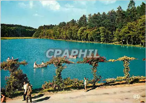 Moderne Karte Environs de Bagnoles de l'Orne Etang de la Vallee de la Cour