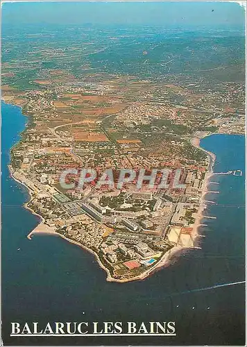 Cartes postales moderne Balaruc les Bains Herault Vue aerienne de la presqu'ile