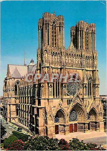 Cartes postales moderne Reims La Cathedrale Vue d'ensemble