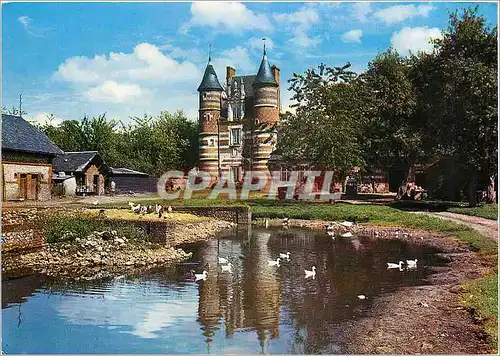 Moderne Karte Manoir Normand Manoir de Caltot