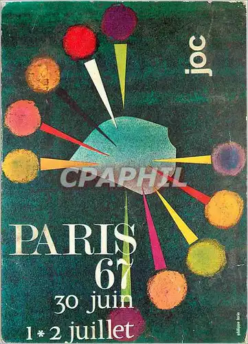 Cartes postales moderne En achetant cette carte de solidarite vous participez a la reusitte de Paris