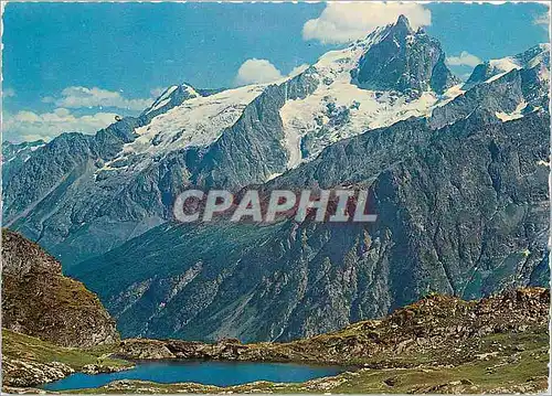 Cartes postales moderne Paysages de l'Oisans Le Lac Lerie et la Meije