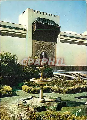 Cartes postales moderne Couleurs et Lumiere de France Institut Musulman Mosquee de Paris Cour d'Honneur