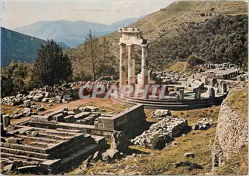 Moderne Karte Delphes La Tholos Marmaria