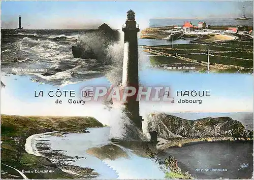 Cartes postales moderne La Cote de Goury La Hague a Jobourg Pointe de la Hague Pointe de Goury Phare