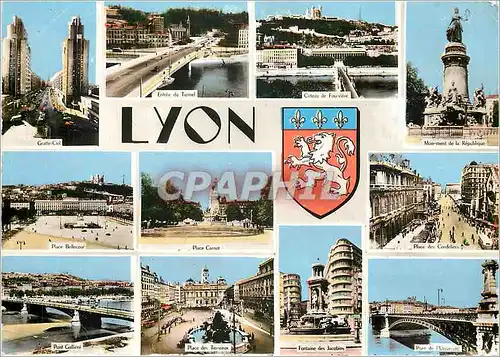 Cartes postales moderne Lyon Rhones