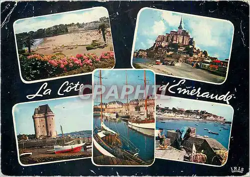 Cartes postales moderne Cote d'Emeraude Dinard Le Mont Saint Michel Saint Servan Saint Malo Cancale