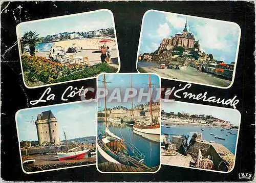 Cartes postales moderne Cote d'Emeraude Dinard Le Mont Saint Michel Saint Servan Saint Malo Cancale