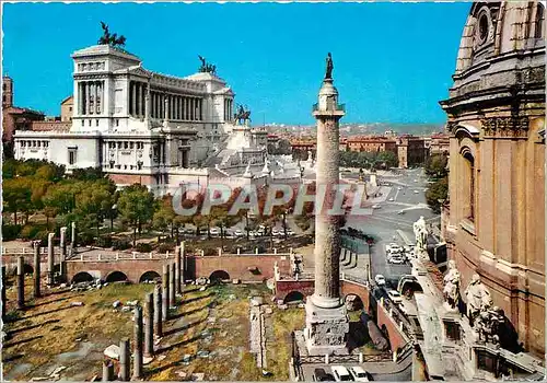 Moderne Karte Roma Forum et Colonne Traiana
