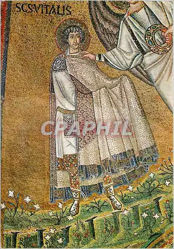 Cartes postales moderne Ravenna Vue de l'abside Detail de Saint Vital