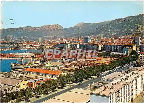 Cartes postales moderne La Cote d'Azur miracle de la nature Toulon Var Vue generale et la rade