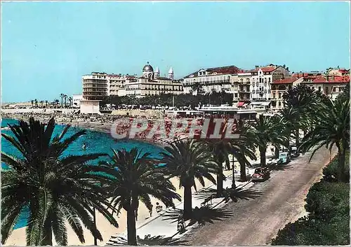 Cartes postales moderne Saint Raphael La promenade la plage et la ville
