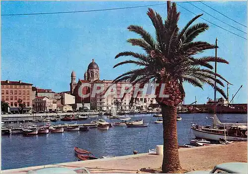 Moderne Karte Reflets de la Cote de l'Esterel Le Port de Saint Raphael Var