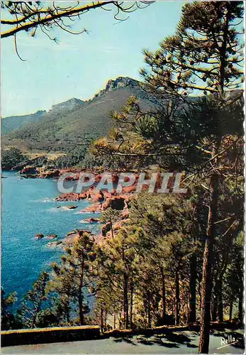 Cartes postales moderne La Route de la Corniche d'Or Le Trayas Var Les Roches Rouges