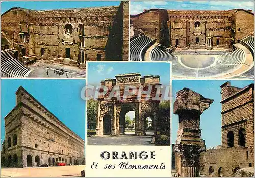 Cartes postales moderne Orange Vaucluse Interieur et exterieur du Theatre Antique Arc de Triomphe