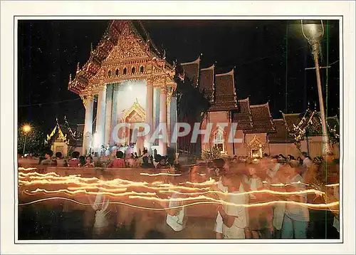 Moderne Karte At Bangkoks famed Marble Temple