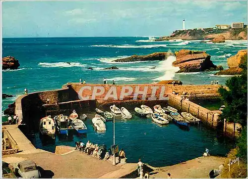 Moderne Karte Les Pyrenees Biarritz Basses Pyrenees Le Port des Pecheurs