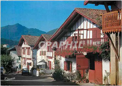 Moderne Karte Pays Basque Sare Vieilles maisons