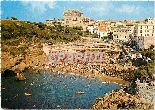 Cartes postales moderne Biarritz Basses Pyrenees La Plage du Port Vieux