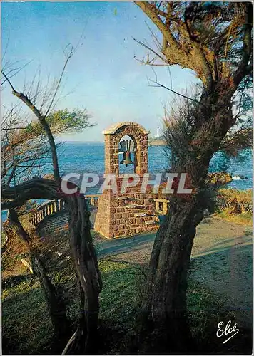 Cartes postales moderne Biarritz A travers les tamaris la cloche d'alarme et le phare